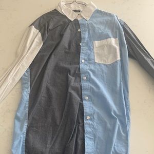 Multi color button down